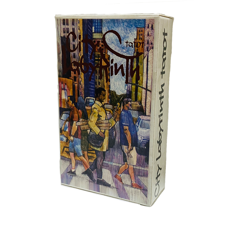 Tarot Deck With Guidebook - بطاقات تاروت مدينة المتاهة، مجموعة من
