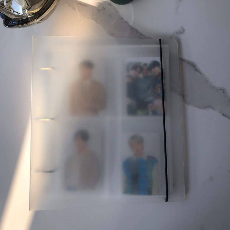Kpop Photo Card Binder 3 Inch - ألبوم صغير الموثق بطاقة صور ،