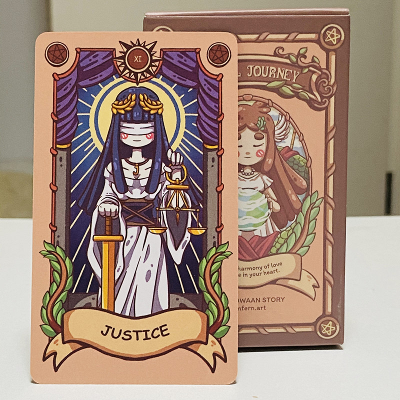 Tarot Deck With Guidebook - بطاقات التارو رحلة بهوية 79 قطعة