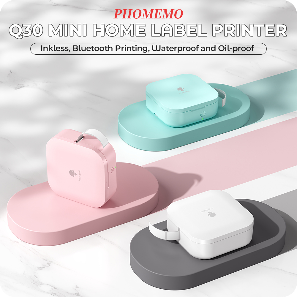 Mini Pocket Thermal Printer Paper Roll - 【جديد】طابعة ملصقات صغيرة Phomemo Q30 صانع