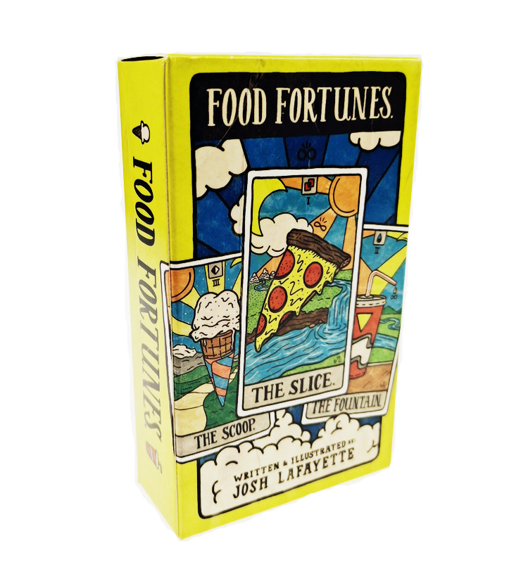 Tarot Deck With Guidebook - جديد 78 مصور الغذاء والشراب بطاقات