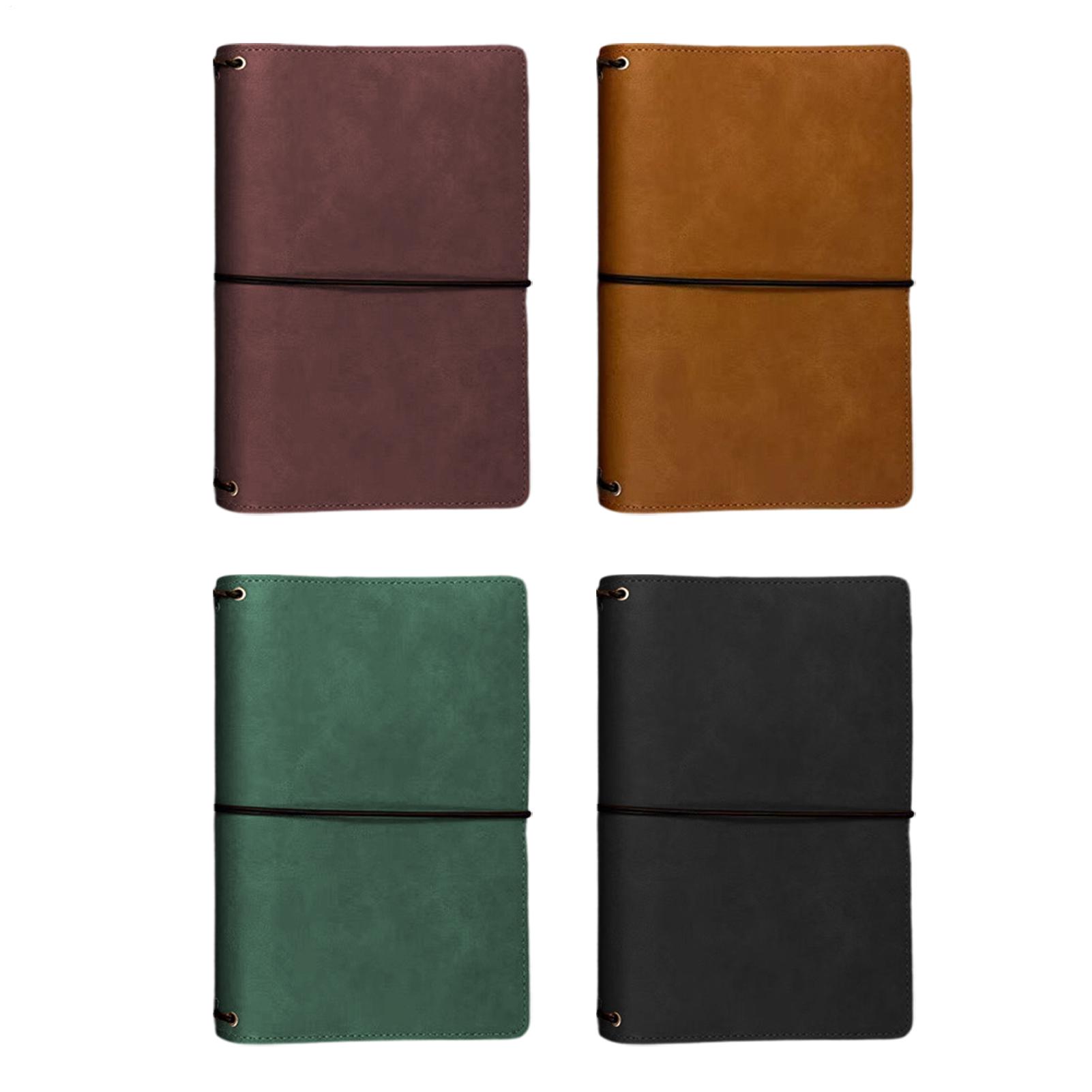 Vintage Leather Journal Notebook - غطاء دفتر ملاحظات A5 من الجلد