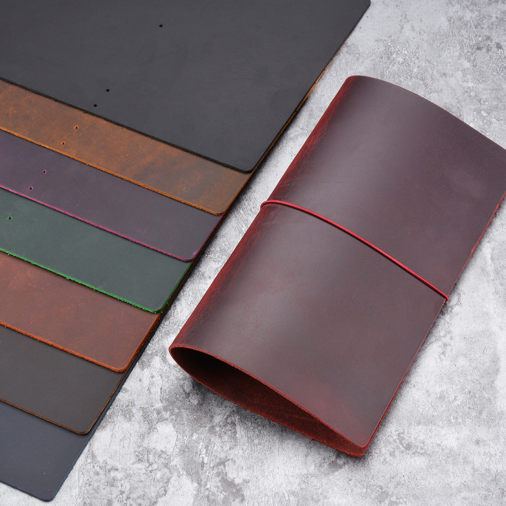 Vintage Leather Journal Notebook - لتقوم بها بنفسك غطاء للكمبيوتر الدفتري