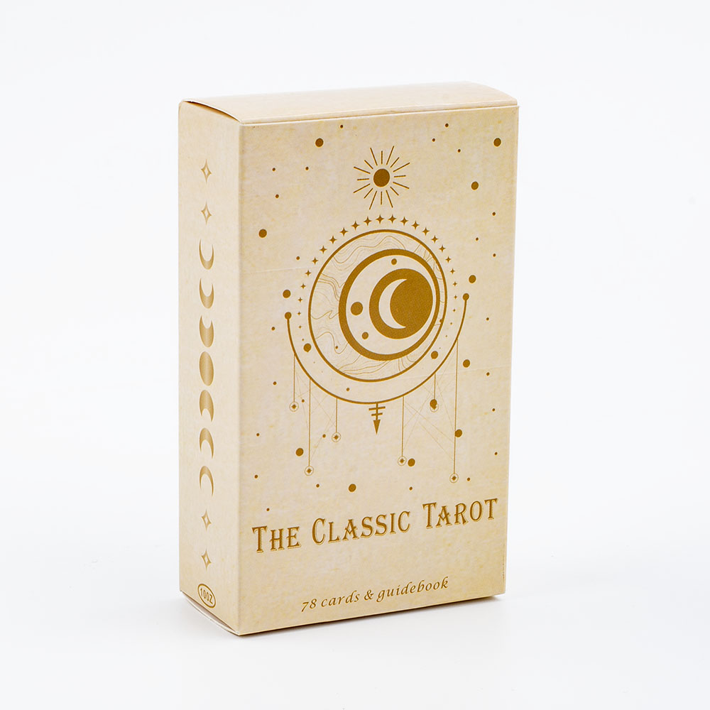 Tarot Deck With Guidebook - لعبة ألواح التاروت الكلاسيكية للمبتدئين ،