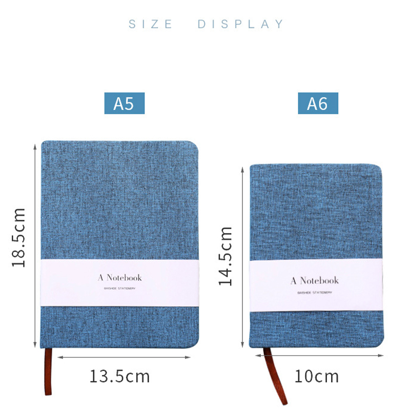 دفتر ملاحظات بغلاف قماشي A5 A6 - مراجعة Vintage Leather Journal Notebook وسعره