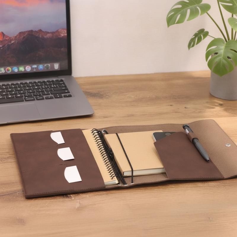 غلاف دفتر يوميات من الجلد العت - مراجعة Vintage Leather Journal Notebook وسعره