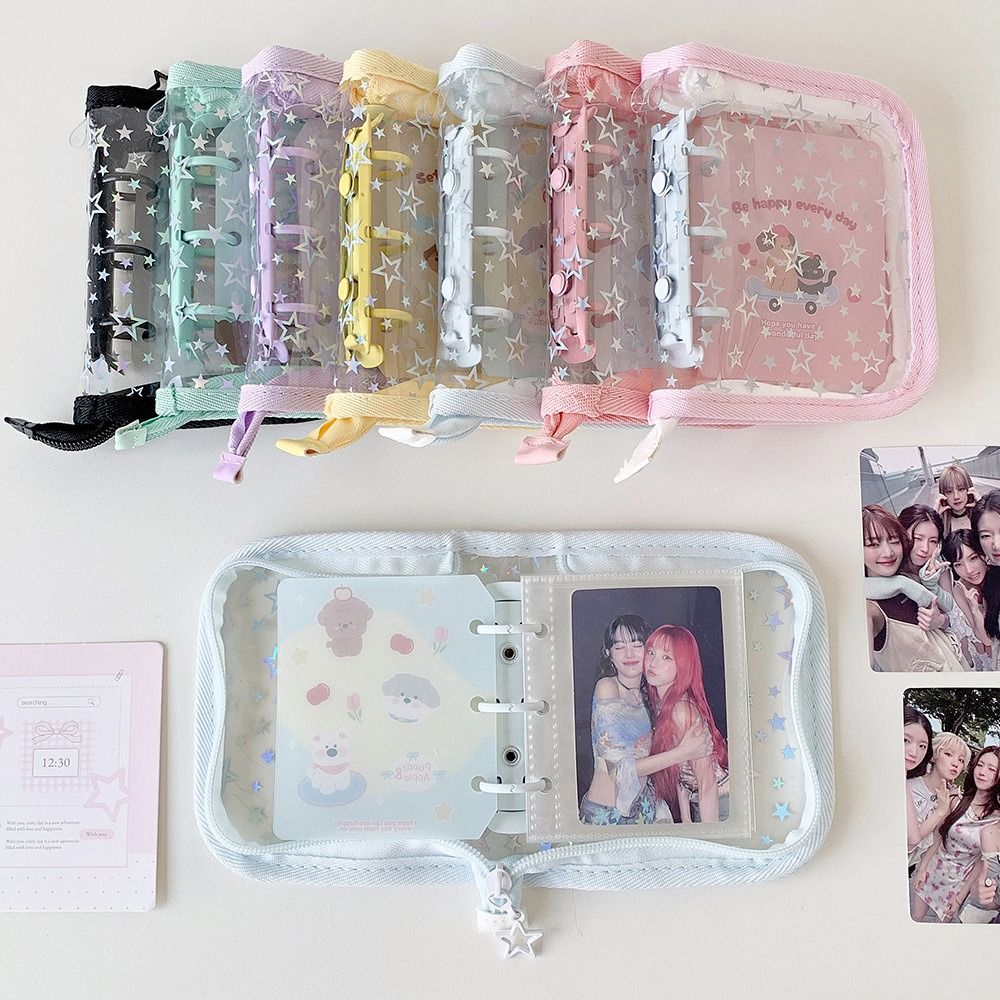 1 قطعة حافظة بطاقات محمولة من  - مراجعة Kpop Photo Card Binder 3 Inch وسعره