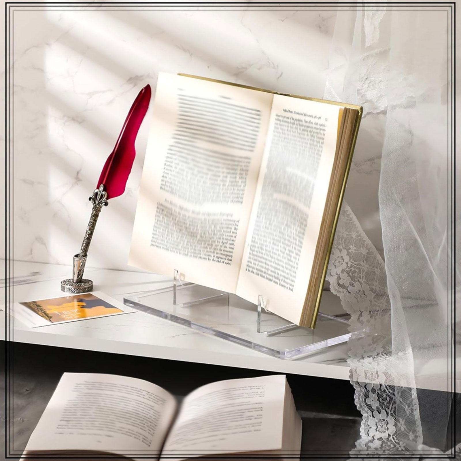 حامل عرض أكريليك شفاف، حامل أط - مراجعة Clear Acrylic Book Stand Holder وسعره