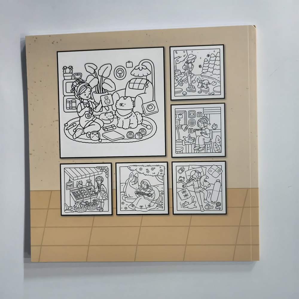 كتاب تلوين لطيف وسهل الاستخدام - مراجعة Adult Coloring Book Stress Relief وسعره