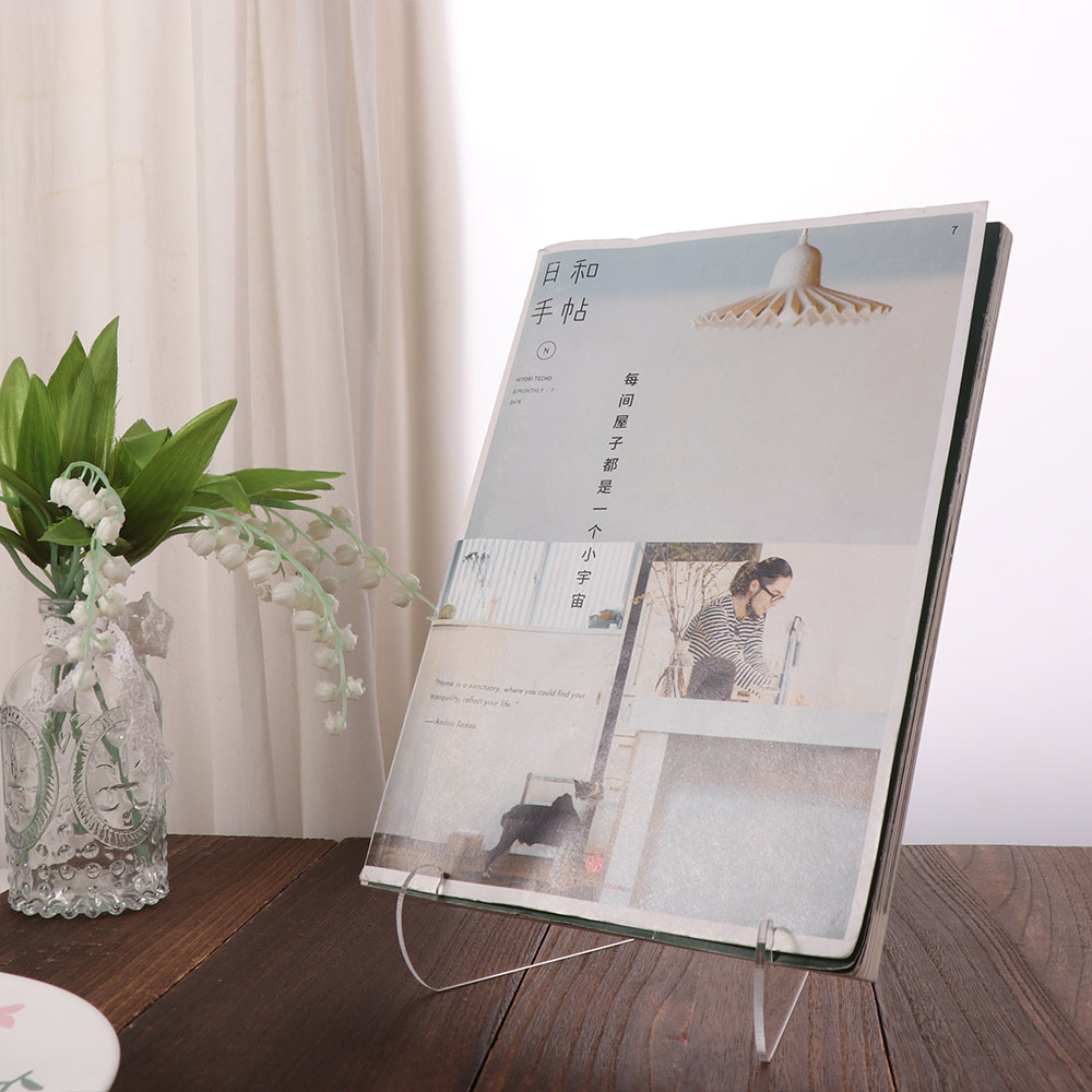 حامل أكريليك للأجهزة اللوحية،  - مراجعة Clear Acrylic Book Stand Holder وسعره