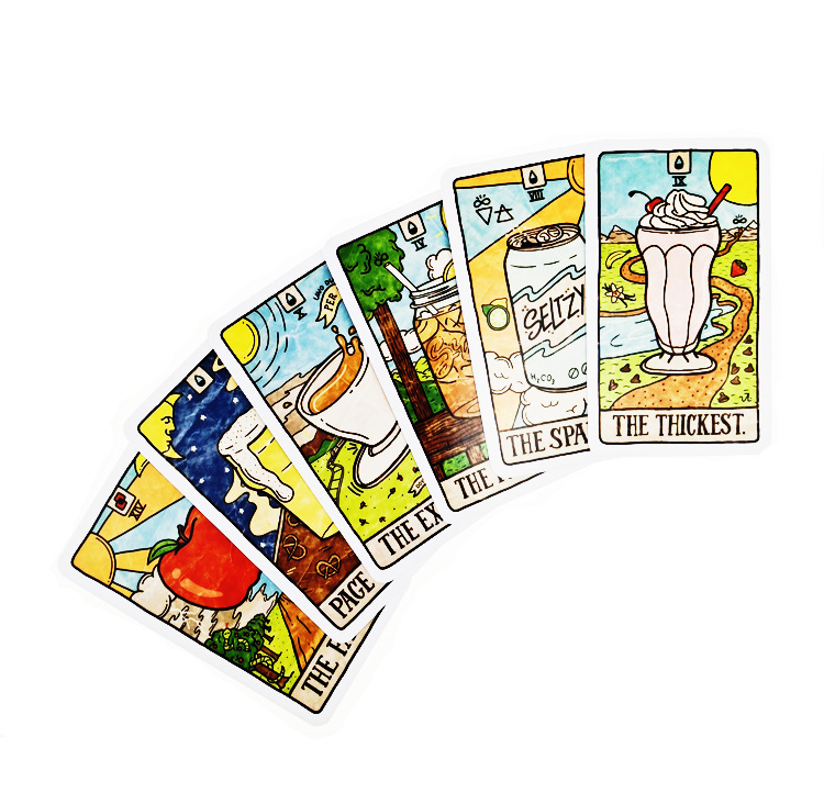 جديد 78 مصور الغذاء والشراب بط - مراجعة Tarot Deck With Guidebook وسعره