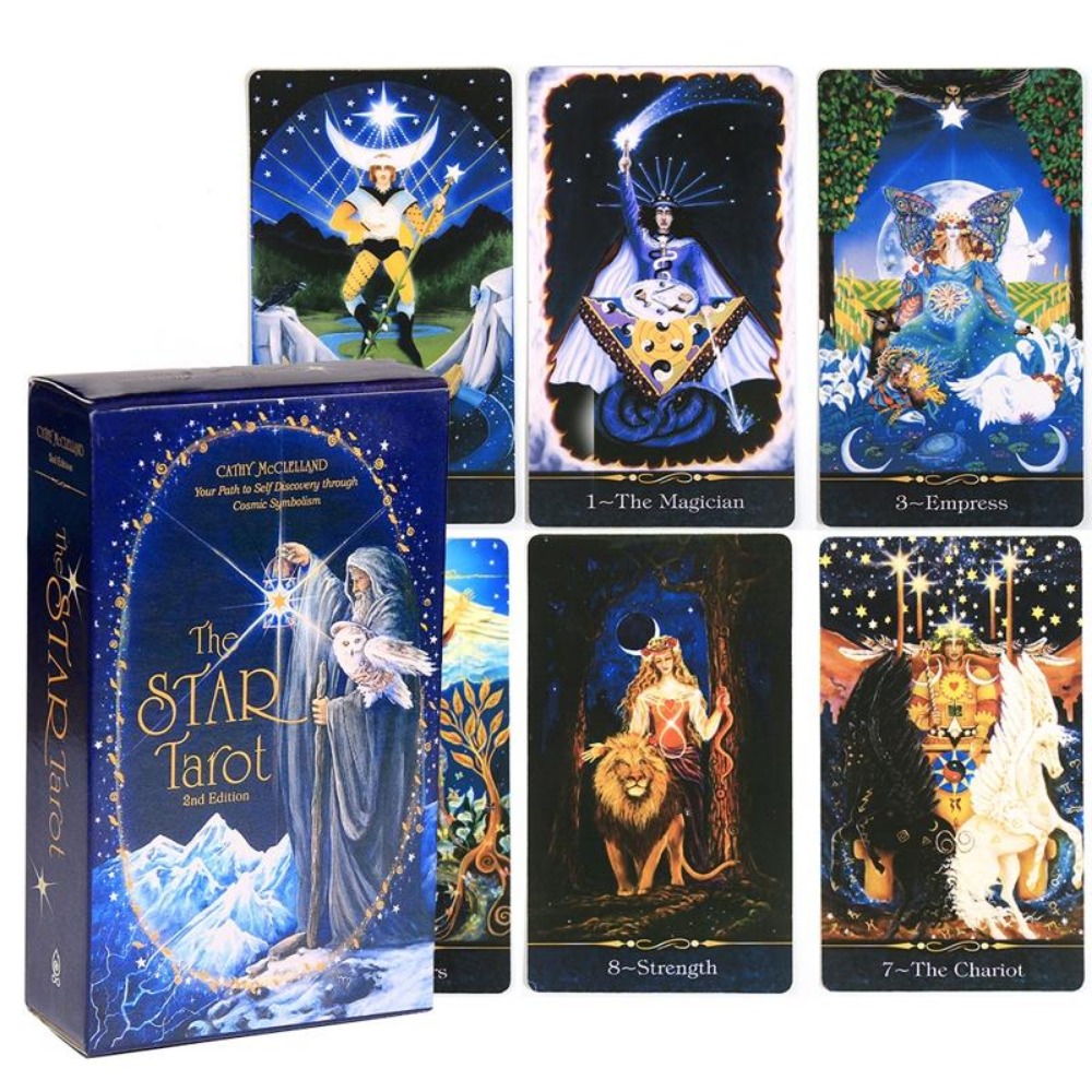 10.3*6 سنتيمتر النجم التارو طر - مراجعة Tarot Deck With Guidebook وسعره