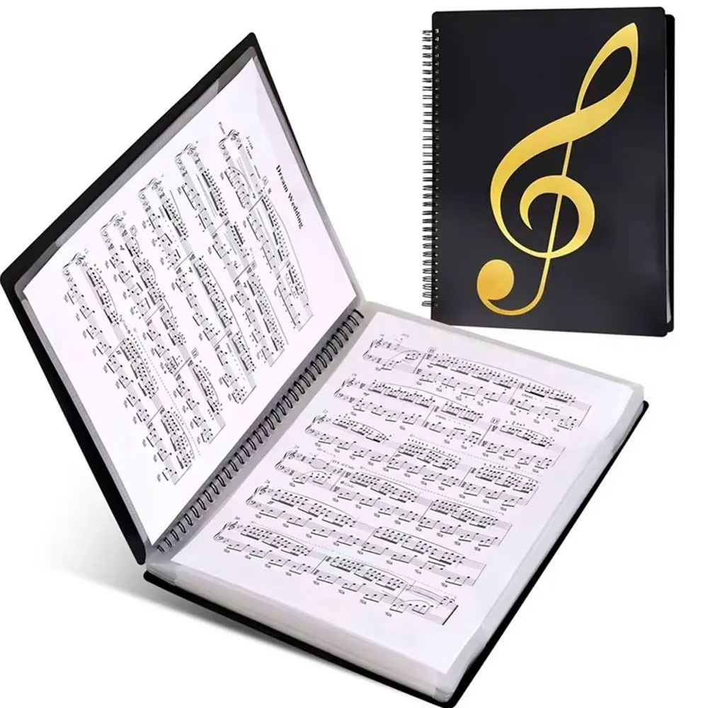 مرنة 40 صفحة البيانو الموسيقى  - مراجعة Blank Sheet Music Notebook وسعره